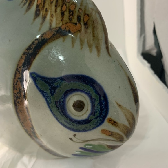 Ceramic Fish Artist Eranol Mexico. Vintage Perfect condition no chips. - Picture 13 of 15